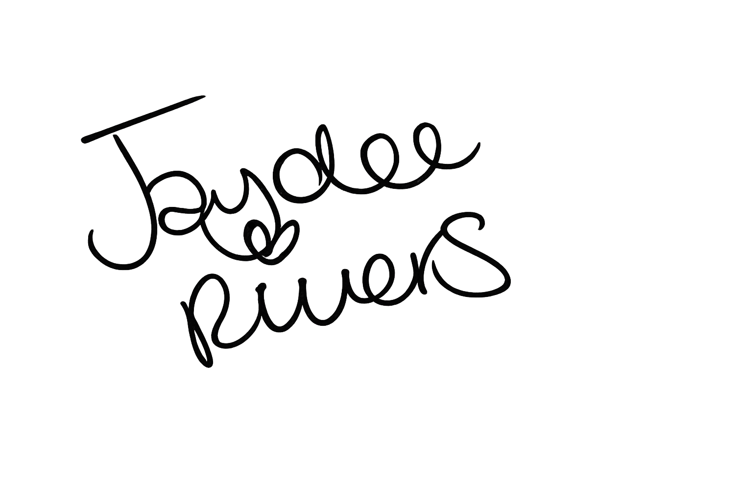 JayDee Rivers signature